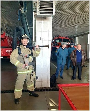 Технический тур в Специализированную пожарно-спасательную часть ФПС по Красноярскому краю