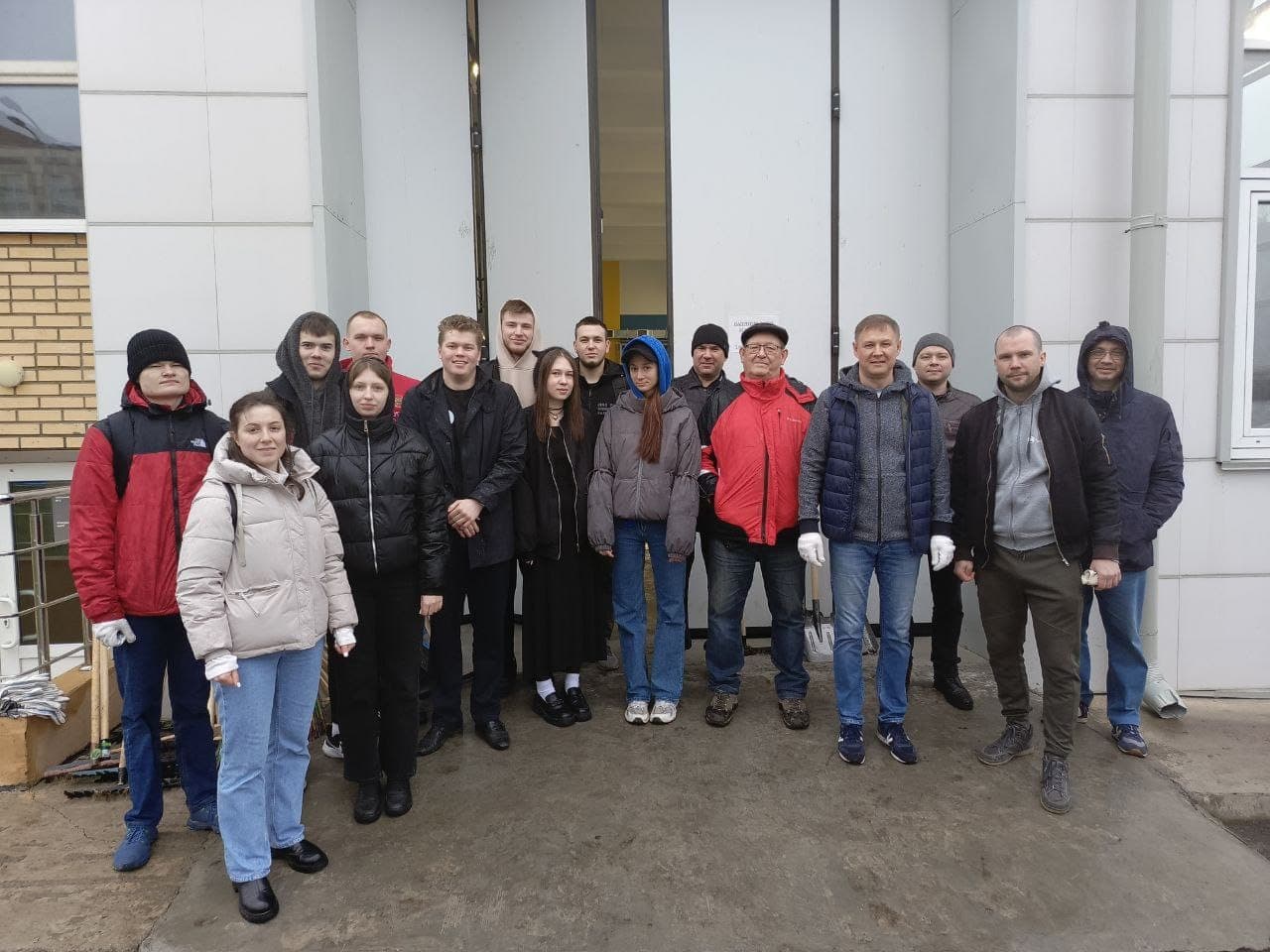 Субботник в Политехническом институте