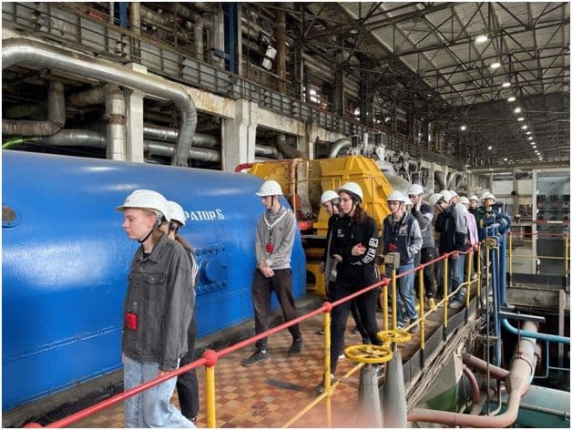 Студенты кафедры ТЭС СФУ посетили Красноярскую ТЭЦ-1 и выполнили лабораторную работу