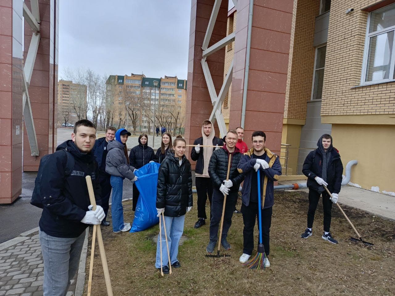 Субботник в Политехническом институте