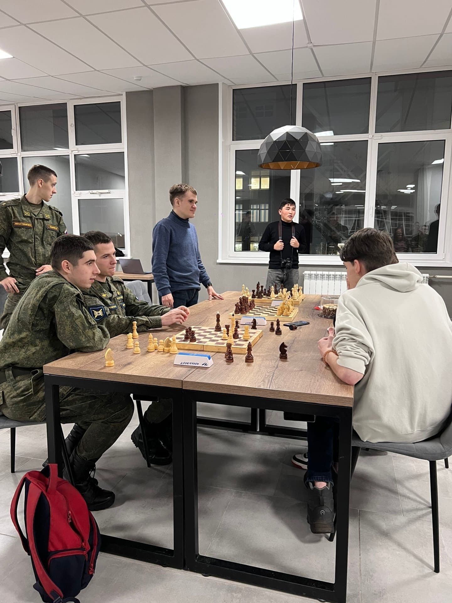 Турнир по шахматам и шашкам среди студентов Военного инженерного института и ПИ