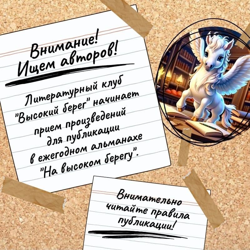 Литературный клуб НБ СФУ «Высокий берег» приглашает к сотрудничеству